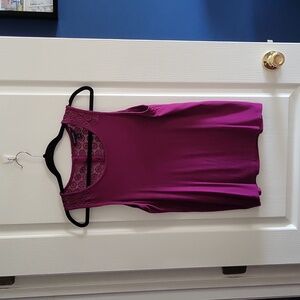 Banana Republic Factory Ladies Cotton Tank with back detail, size S